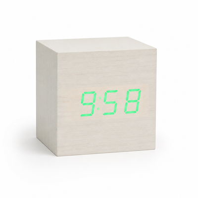 Alarm Clock LED Display Time Date & Temperature