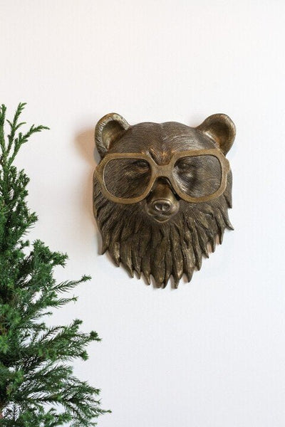 Animal Head Wall Decor Hand-Painted UV-Resistant Resin