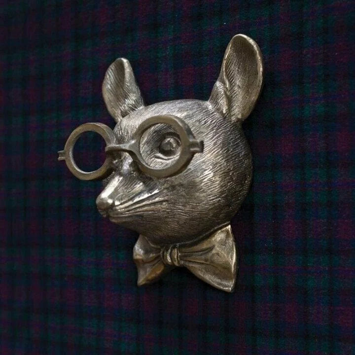 Animal Head Wall Decor Hand-Painted UV-Resistant Resin