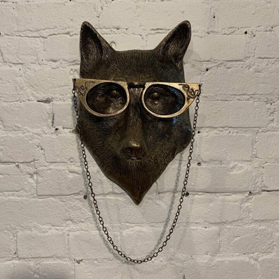 Animal Head Wall Decor Hand-Painted UV-Resistant Resin