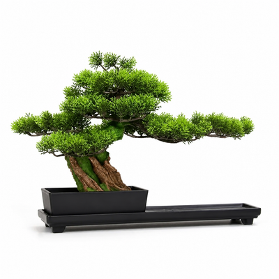 Artificial Bonsai Tree Maintenance-Free LED Lighting USB & Battery