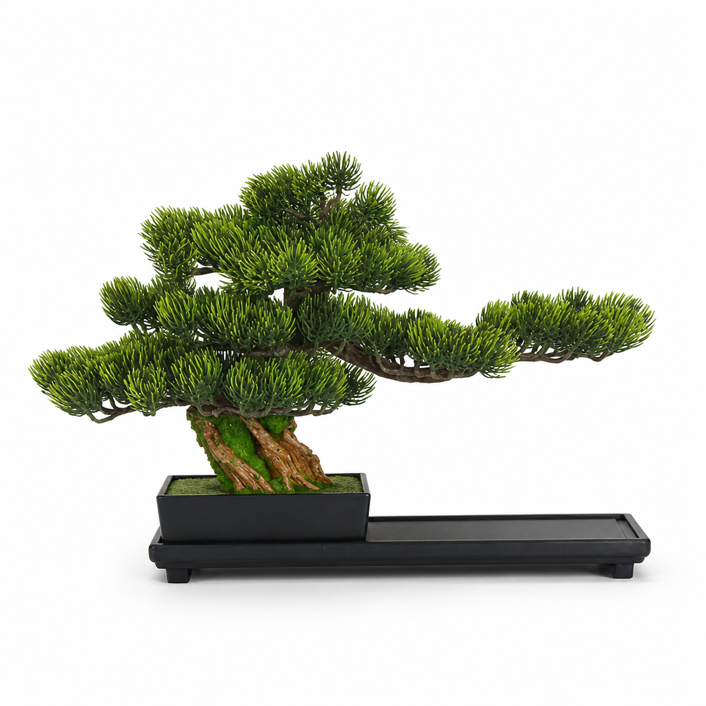 Artificial Bonsai Tree Maintenance-Free LED Lighting USB & Battery