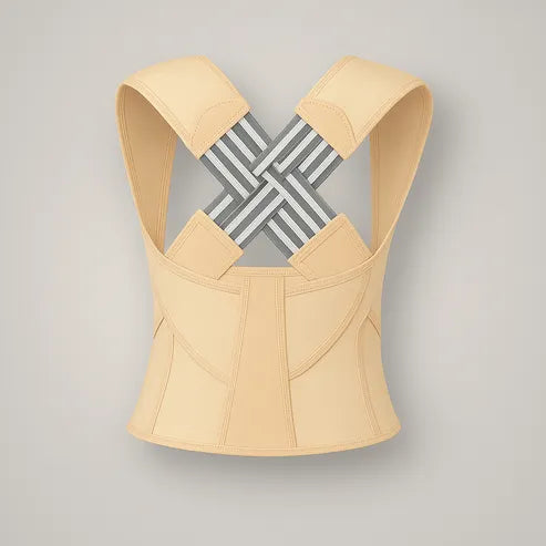 Back & Shoulder Posture Corrector X-Shaped Adjustable Low-Profile