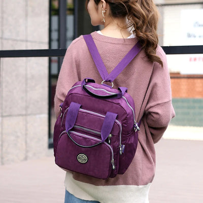 Backpack Convertible Water-Resistant Organized Pockets