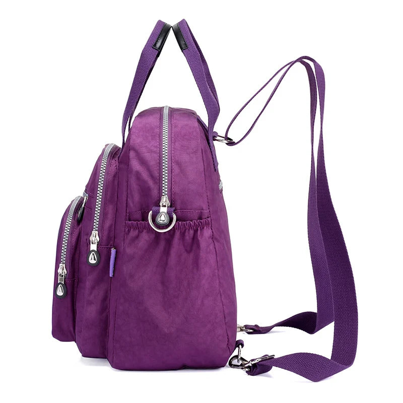 Backpack Convertible Water-Resistant Organized Pockets