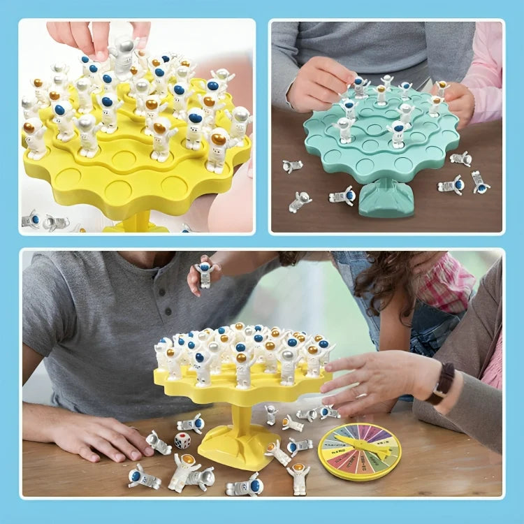 Balance Stacking Game Astronaut Figures Two Sets