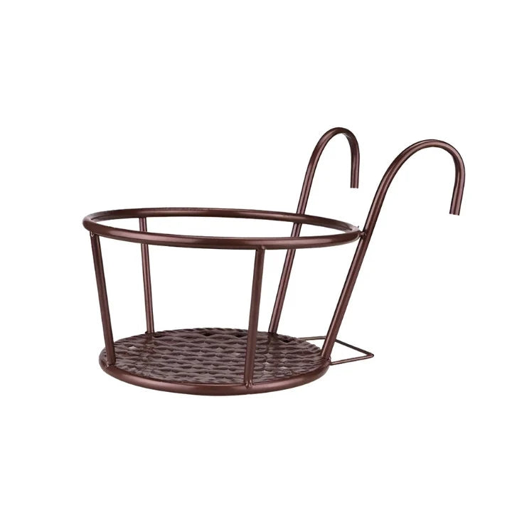Balcony Plant Hangers Metal Tool-Free Set of 3