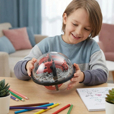 Ball Maze Toy Transparent Multi-Level Portable