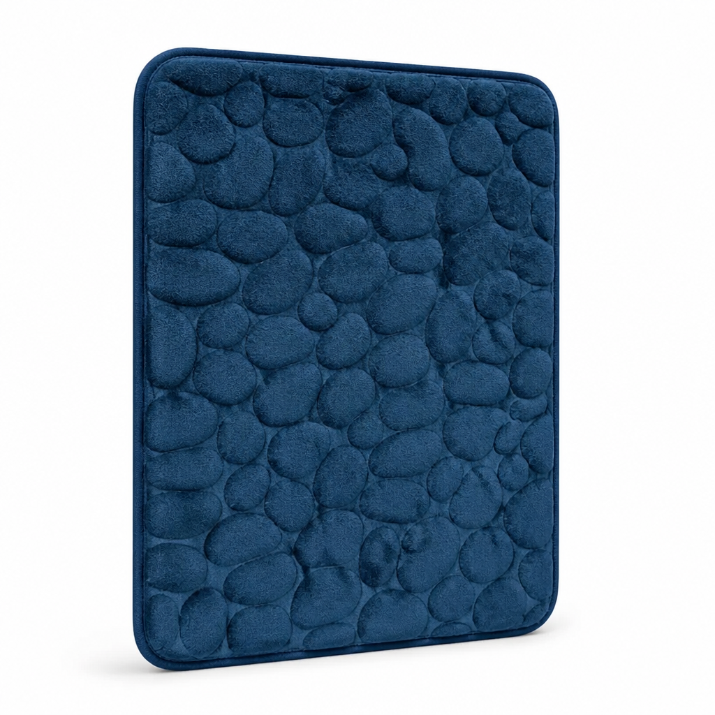 Bath Mat Memory Foam Non-Slip Backing & Quick-Drying
