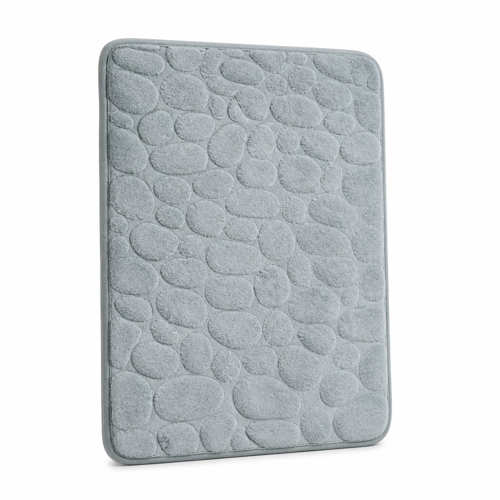 Bath Mat Memory Foam Non-Slip Backing & Quick-Drying