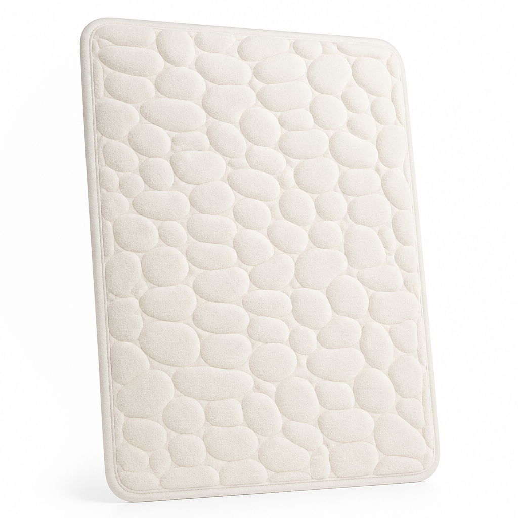 Bath Mat Memory Foam Non-Slip Backing & Quick-Drying