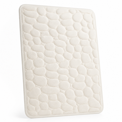 Bath Mat Memory Foam Non-Slip Backing & Quick-Drying