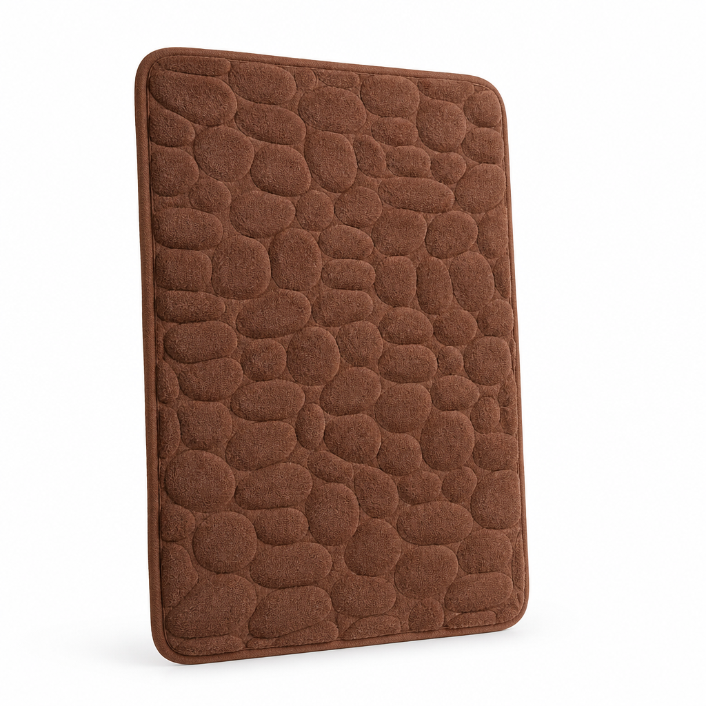 Bath Mat Memory Foam Non-Slip Backing & Quick-Drying