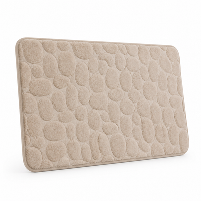 Bath Mat Memory Foam Non-Slip Backing & Quick-Drying