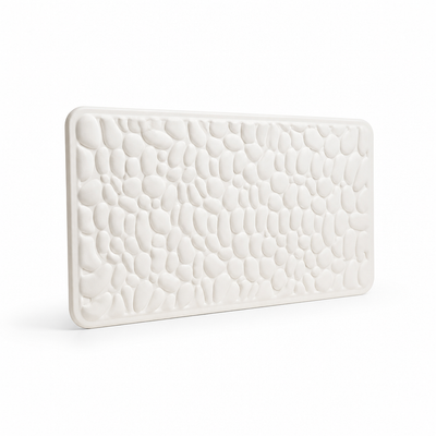 Bath Mat Quick-Drying Non-Slip Backing & Soft Comfort
