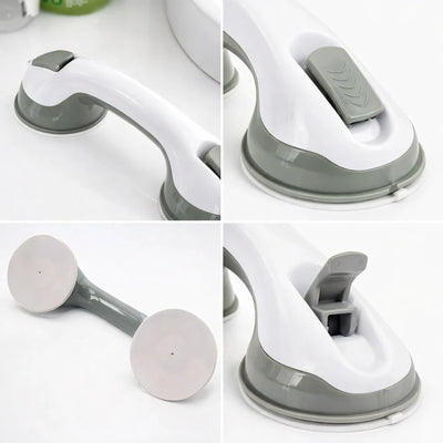 Bathroom Grab Handle Double Suction Lock 176 Lbs