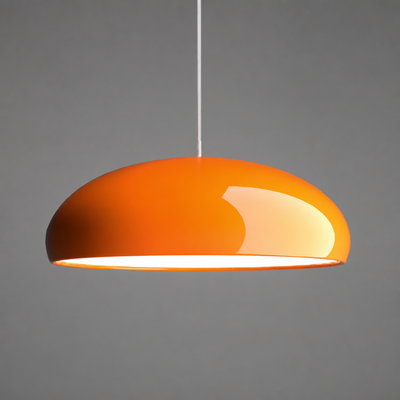 Bauhaus-Style Metal Round Chandelier