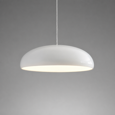 Bauhaus-Style Metal Round Chandelier