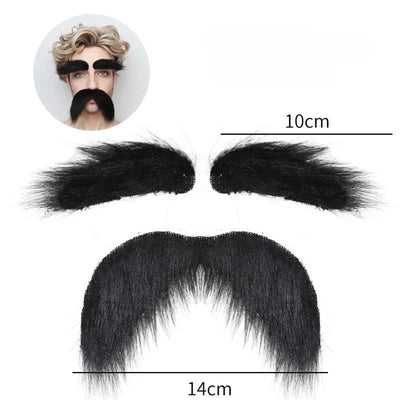 Beard & Eyebrows Set Self-Adhesive Residue-Free