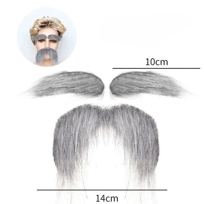 Beard & Eyebrows Set Self-Adhesive Residue-Free