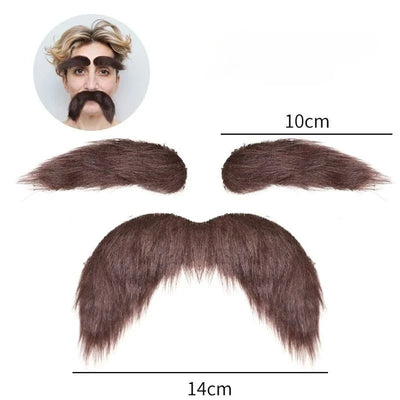 Beard & Eyebrows Set Self-Adhesive Residue-Free