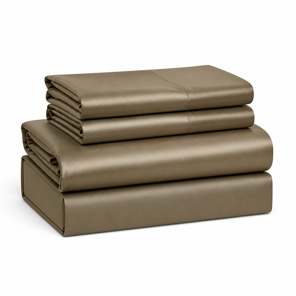 Bedding Set Silk-Like Breathable Polyester 4-Piece