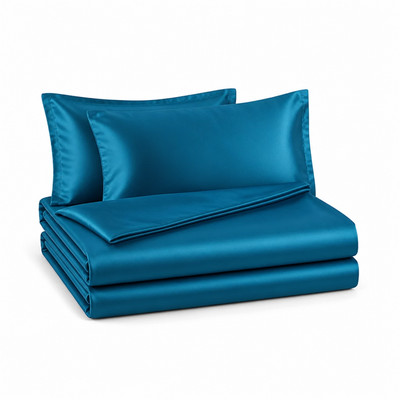 Bedding Set Silk-Like Breathable Polyester 4-Piece