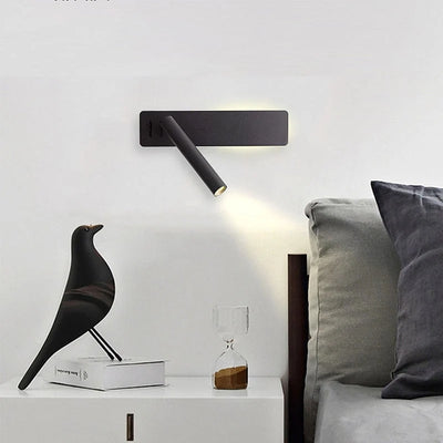 Bedside Reading Lamp Swiveling LED Spot & Dual Switches