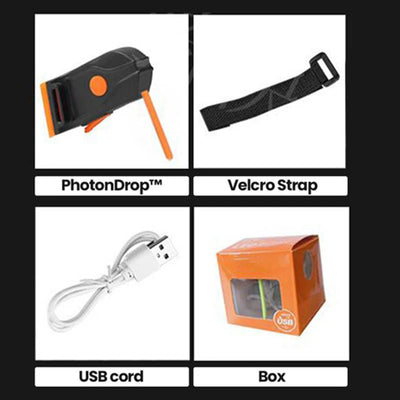 Bicycle Rear Light USB Rechargeable Set of 2