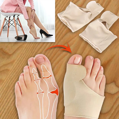 Big Toe Corrector Two-Loop Low-Profile Washable Fabric
