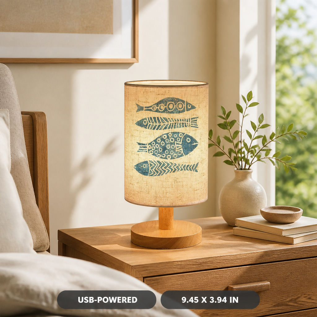 Blue Marine Life Night Light