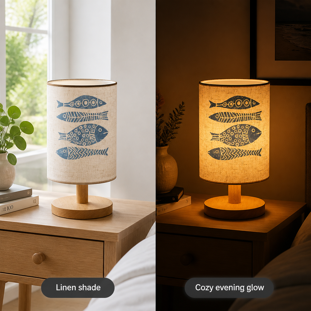 Blue Marine Life Night Light
