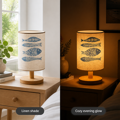 Blue Marine Life Night Light