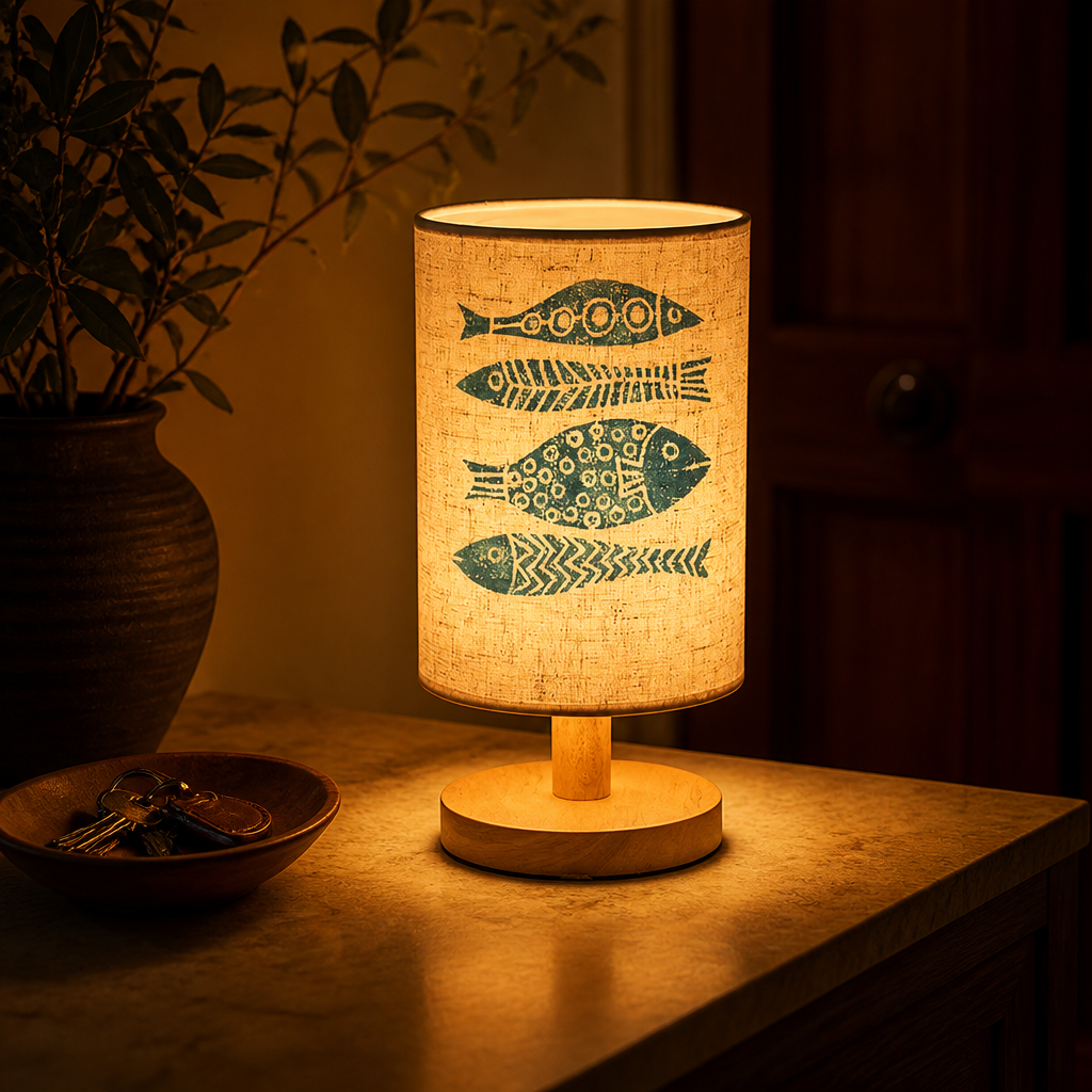 Blue Marine Life Night Light