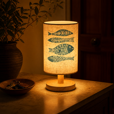 Blue Marine Life Night Light