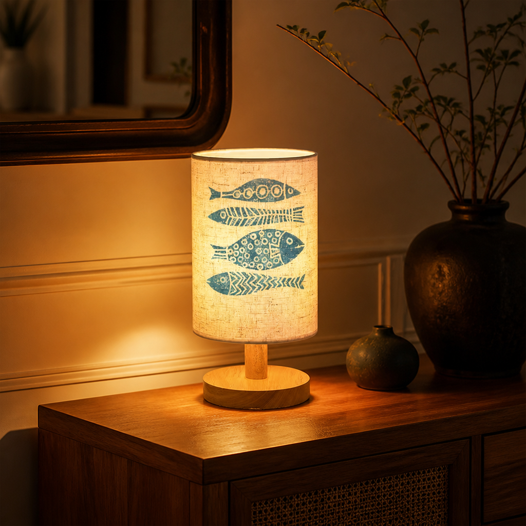 Blue Marine Life Night Light