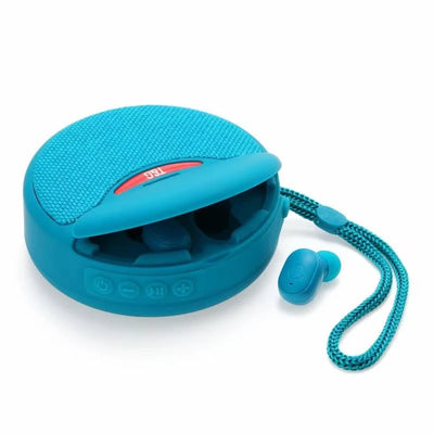 Bluetooth Speaker 2-in-1 Subwoofer & Earbuds