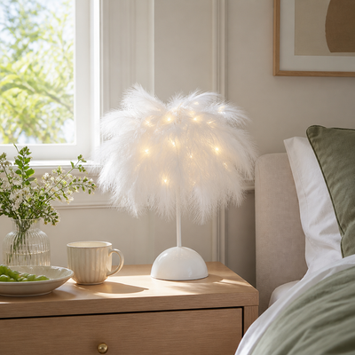Boho Feather String Lights