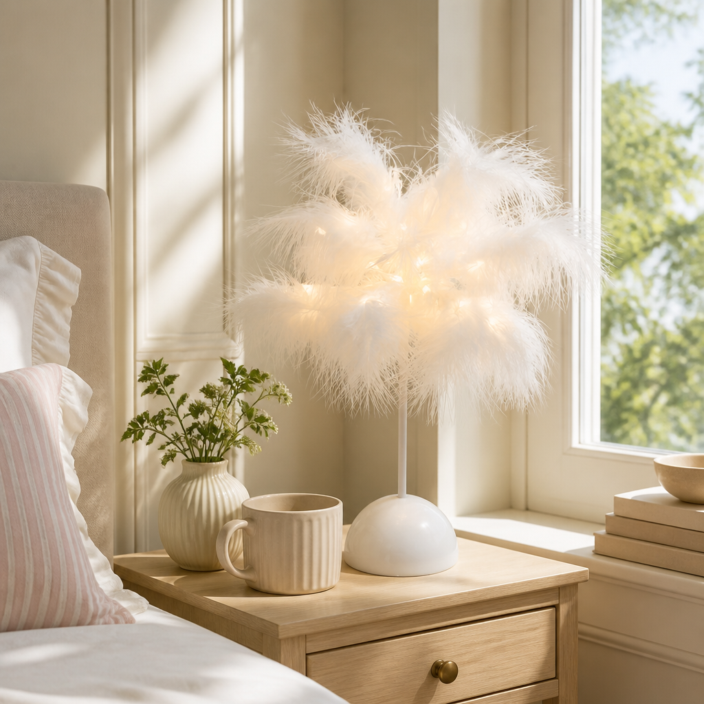 Boho Feather String Lights