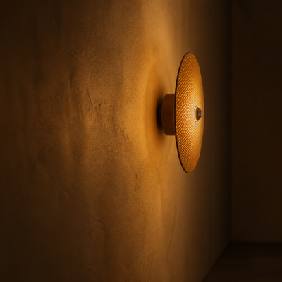 Boho Imitation Rattan Wall Sconce
