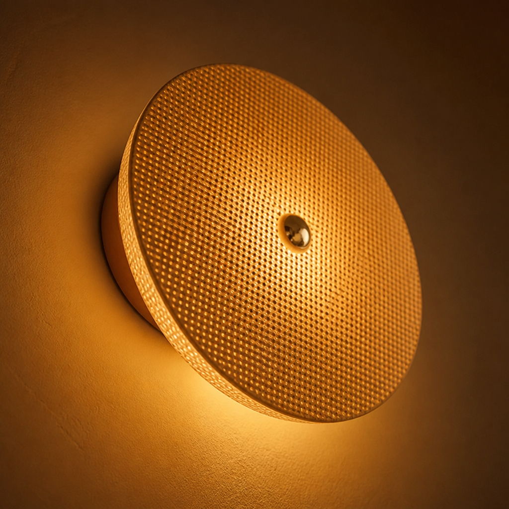 Boho Imitation Rattan Wall Sconce