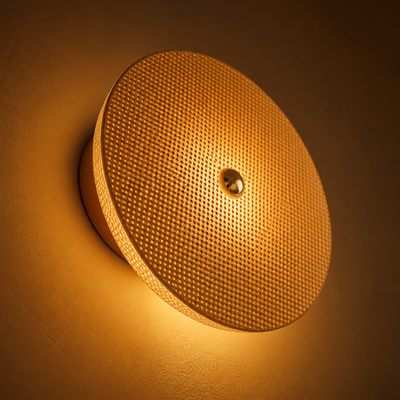 Boho Imitation Rattan Wall Sconce