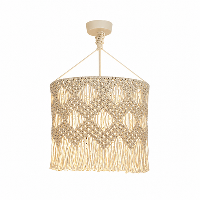 Boho Rattan Handwoven Pendant Light