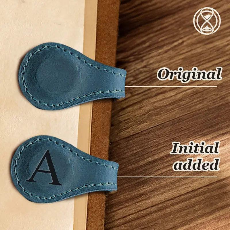Bookmark Genuine Leather Magnetic Closure