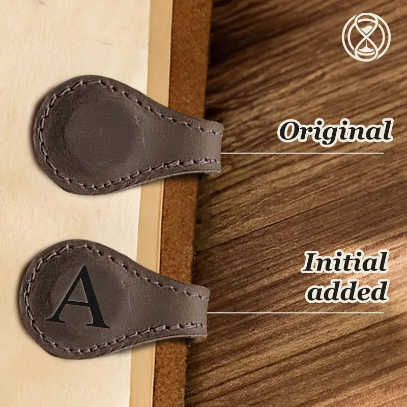 Bookmark Genuine Leather Magnetic Closure