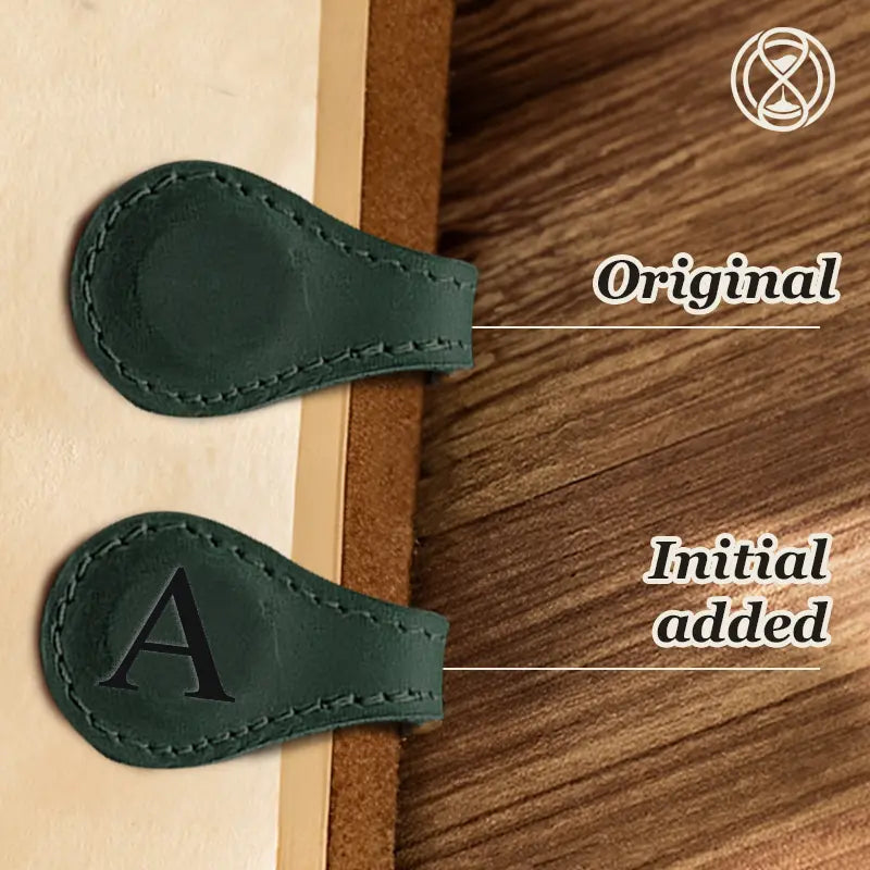 Bookmark Genuine Leather Magnetic Closure & Flat Profile