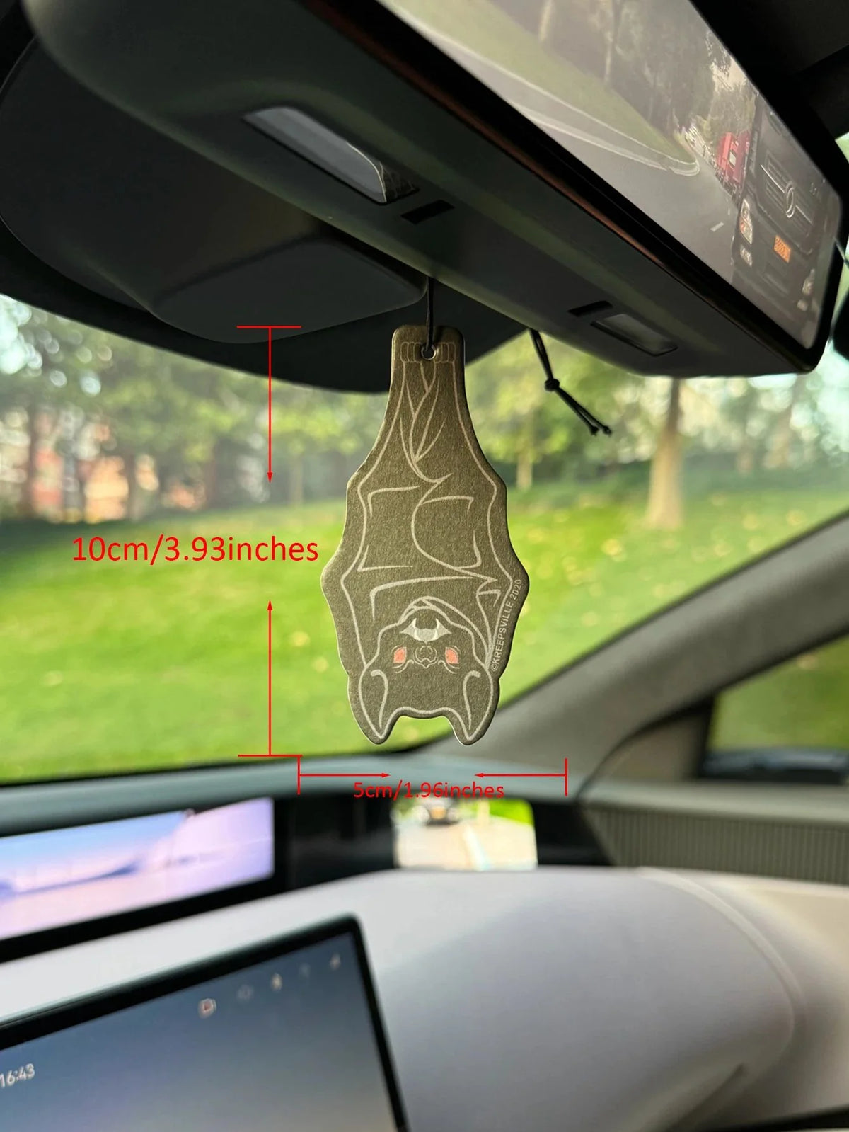 Car Air Freshener Bat-Shaped Long-Lasting Scented Paper
