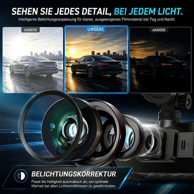 Car Dash Camera 4-Channel 360° View & Night Vision