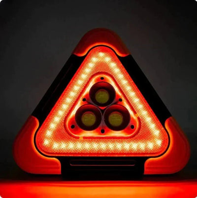 Car Emergency Lamp Solar Charging Flashlight & Power Bank