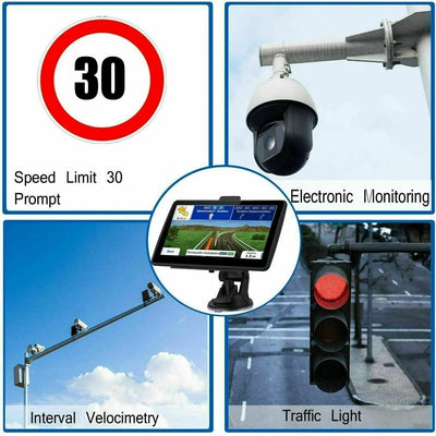 Car & Truck GPS Navigator 7-Inch Touchscreen Truck Maps